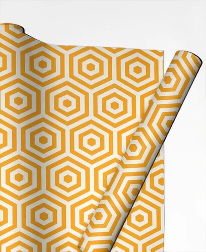 Gift Wrap Paper, Color : Yellow White