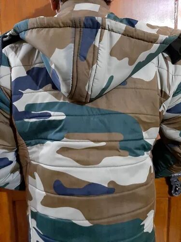 Waterproof Jacket Nahar Print Hooded, Gender : Men