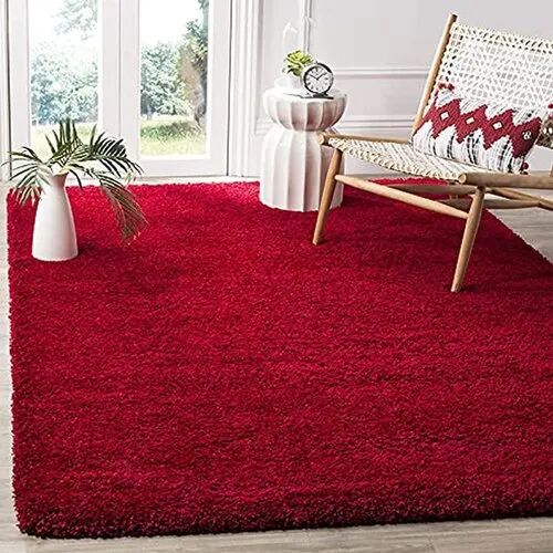 Plain Microfiber Floor Carpet, Size : 7X10 Feet