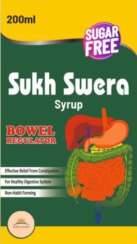Sukh Swera Constipation Syrup, Form : Liquid