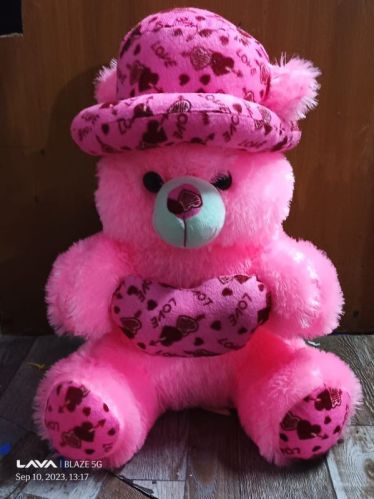 Cap Ring Teddy Bear With Heart, Size : 35-40cm, 30-35cm, 25-30cm, 20-25cm