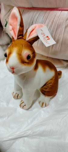 Orange Cotton Rabbit Soft Toy, For Baby Playing, Packaging Type : Cartoon Box, Plastic Bag