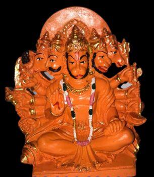 Marble Panchmukhi Hanuman Statue, For Garden, Home, Office, Shop, Feature : Best Quality, Complete Finishing