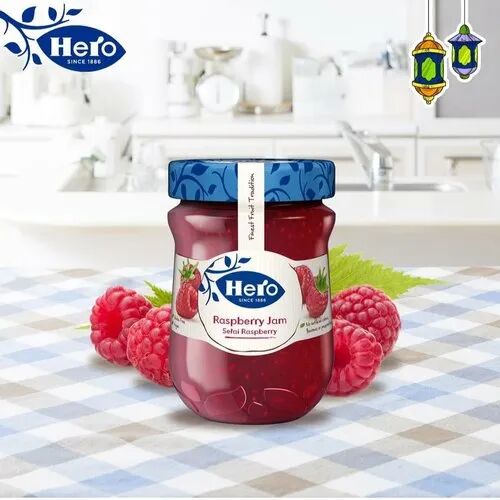 340 Gm Raspberry Jam, Packaging Type : Glass Jar