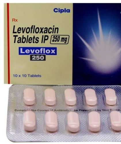 Levofloxacin 250mg Tablets, Packaging Type : Blister