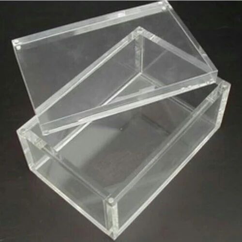 Rectangular Acrylic Idol Box, Color : Transparent
