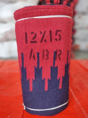 Rectangular Handloom Durries, Color : Red