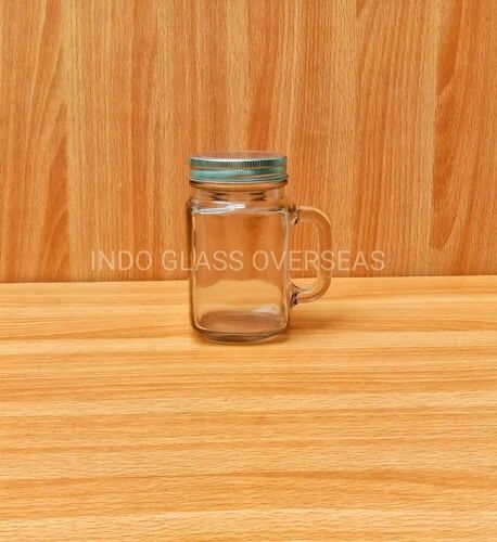 Circuler Glass 500gm Mason Jar, For Food Storage, Color : Transparent