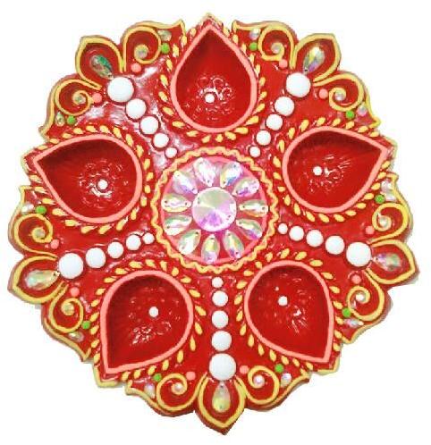 Fancy Diya Thali