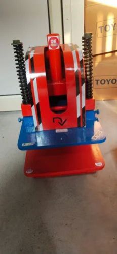 Spring Manual Slipper Making Machine, Color : Red