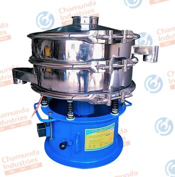 CHAMUNDA Electric Up To 100Kg Vibrating Sieve Machine, Capacity(t/h) : 50-3500Kg