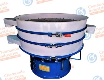 Light White 9-12kw Manual Vibratory Screen Separator Machine