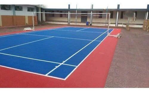 Medium Interlocking Tiles, Color : Red