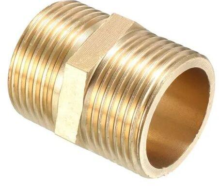 Male Round Brass Pipe Fitting, Size : 1 Inch