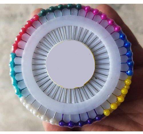 Stainless Steel Pearl Head Pins, Packaging Type : Box