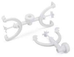 White Polished Plastic Burette Clamp, For Laboratiry, Certification : ISI Certified