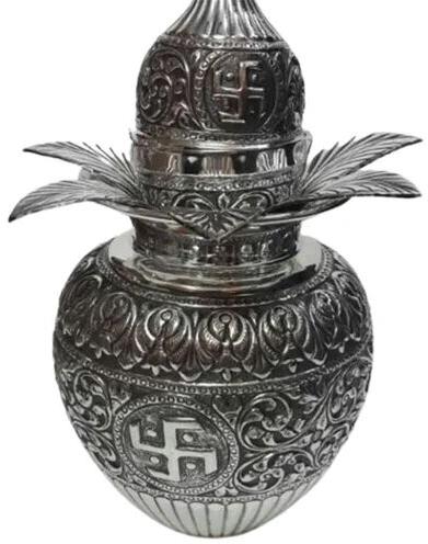 Silver Pooja Kalash, Size : 10inch