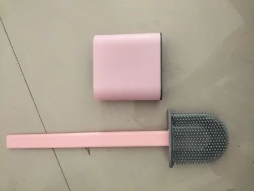 400 G PVC Plastic Toilet Brush, Color : Pink