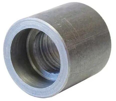 Round Polished Metal Socket Weld Half Coupling, For Industrial, Packaging Type : Box