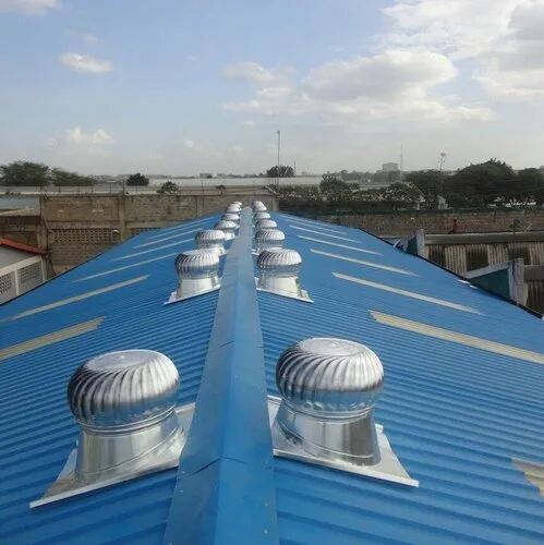 Stainless Steel Roof Air Ventilator, For Ventilation, Color : Silver