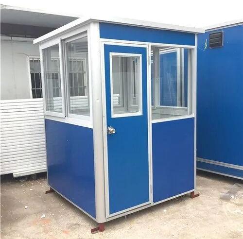 Modular Steel Guard Huts, Color : Blue