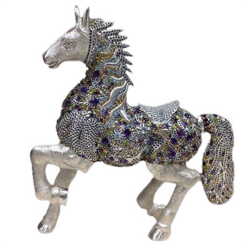 Sterling Silver Horse Stone Articles, Color : Multi-color