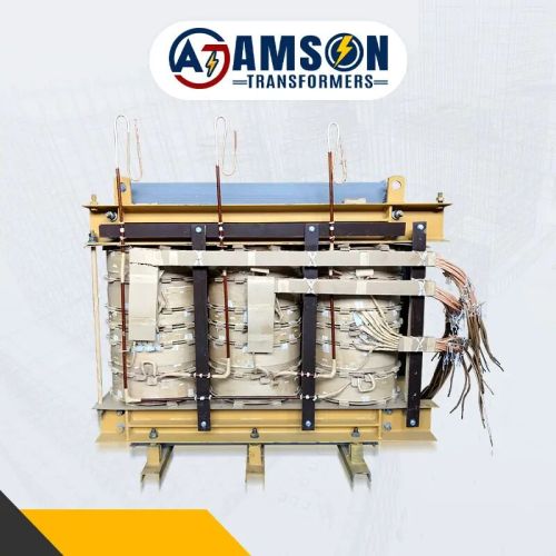 Grey Amson Air Cooled / Oil Cooled Step Down Transformers, For Industrial, Electricity Distribution