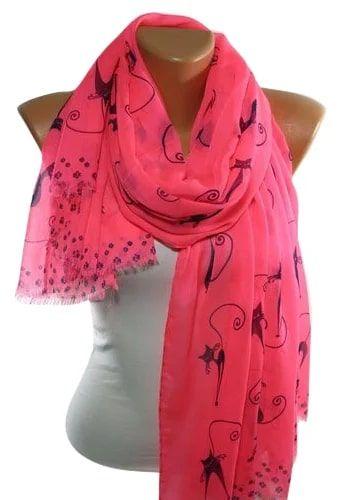 Ladies Printed Scarves, Size : Standard