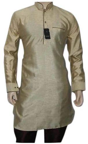 Plain Men Ethnic Pathani Suit, Occasion : Party Wear