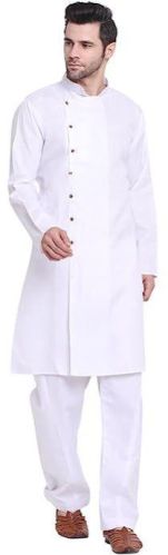 Mens Cotton Poplin Pathani Suit, Technics : Machine Made