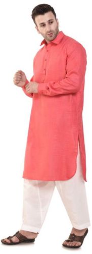 Mens Slub Cotton Pathani Suit, Technics : Machine Made