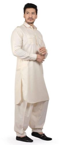 Printed Mens Traditional Pathani Suit, Size : Standard