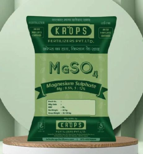 Natural Magnesium Sulphate Fertilizer, For Agriculture, Standard : Bio Grade