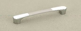 Polished Nano-2 White Metal Handle, For Door Fittings, Size : 96mm