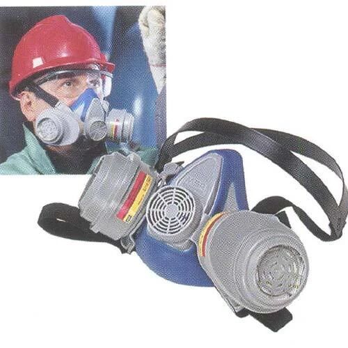 Msa Thermoplastic Rubber Half Mask Respirator, For Face Safety