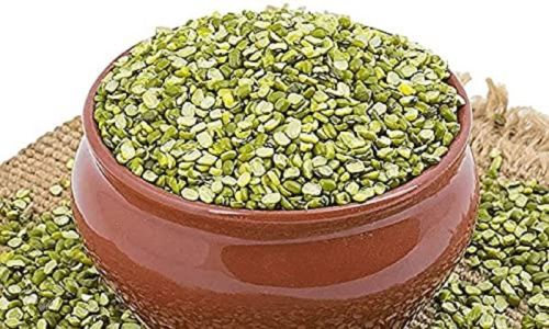 Organic Green Moong Dal Chilka For Cooking
