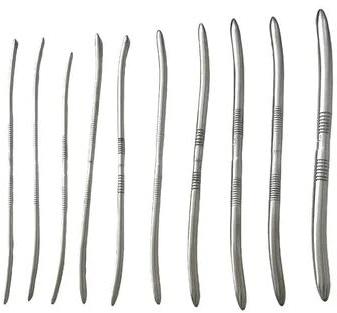 Silver Stainless Steel Hegar Dilator Set