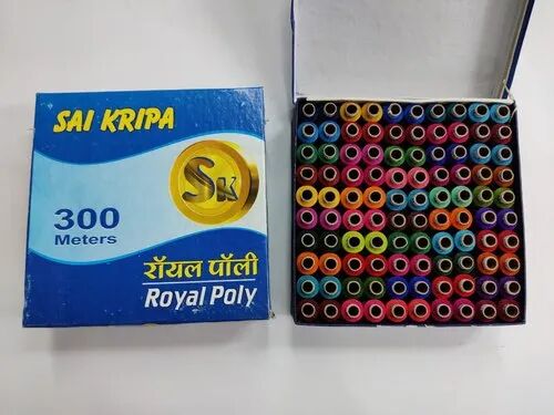 Polyester Sewing Thread, Packaging Type : Box