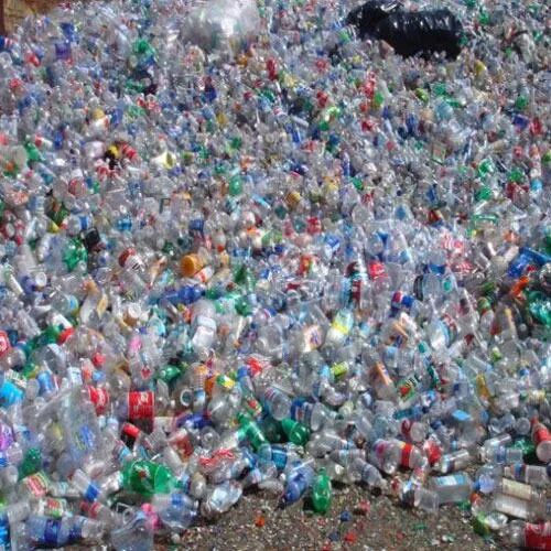 Colored PET Bottle Scrap, For Plastic Recycle, Color : Multicolor