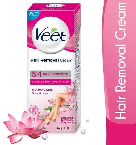 Veet Hair Removal Cream, Packaging Size : 50 G