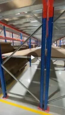 Mild Steel Polished Industrial Storage Rack, Certification : ISI Certified