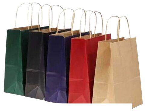 Printed Kraft Paper Shopping Bag, Size : 15x11 Inch