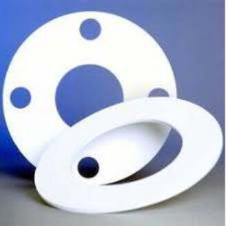 Round PTFE Gaskets, For Industrial, Pattern : Plain