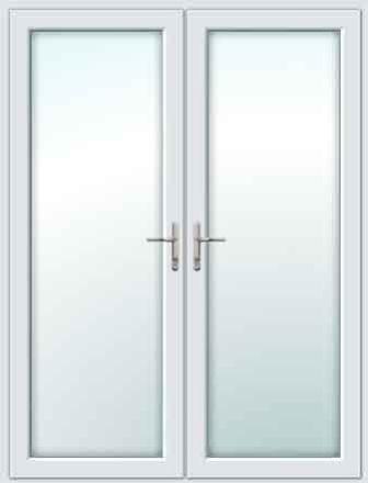 Rectangular Polished UPVC French Door, Size : Standard