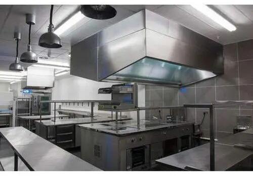 Stainless Steel Kitchen Ventilation System, Power : 50 Hp