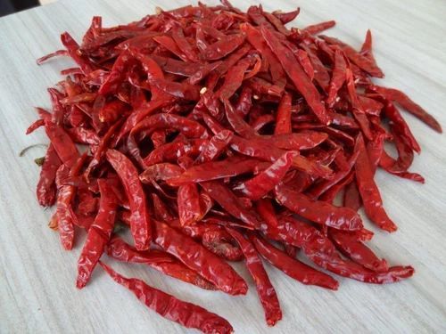 Dry Red Chilli With Stem For Cosmetics, Food Medicine, Spices, Cooking