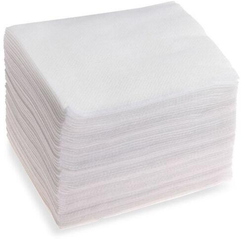 Square Cotton Tissue Paper, For Hospital, Hotel, Restaurant, Pattern : Plain