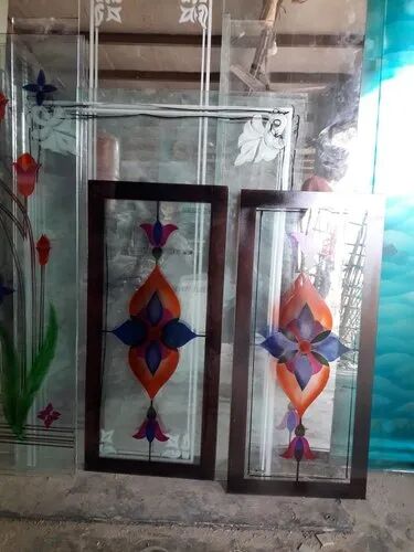 Printed Window Glass, Shape : Rectangular