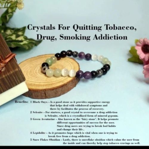 Plain Crystal Stone Bracelet, Size : Customised