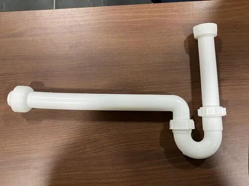 PVC Washbasin P Trap, Color : White
